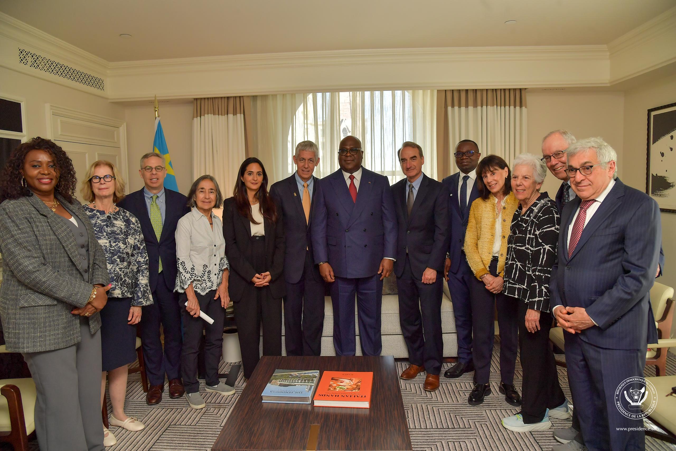 Reçue à New-York, la communauté Juive des USA apporte un soutien au Président Felix Tshisekedi