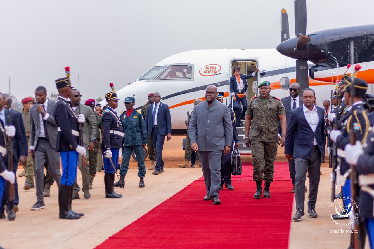 Itinérance dans le Haut-Lomami : Après Kamina, le Chef de l'État est arrivé à Kaniama-Kasese