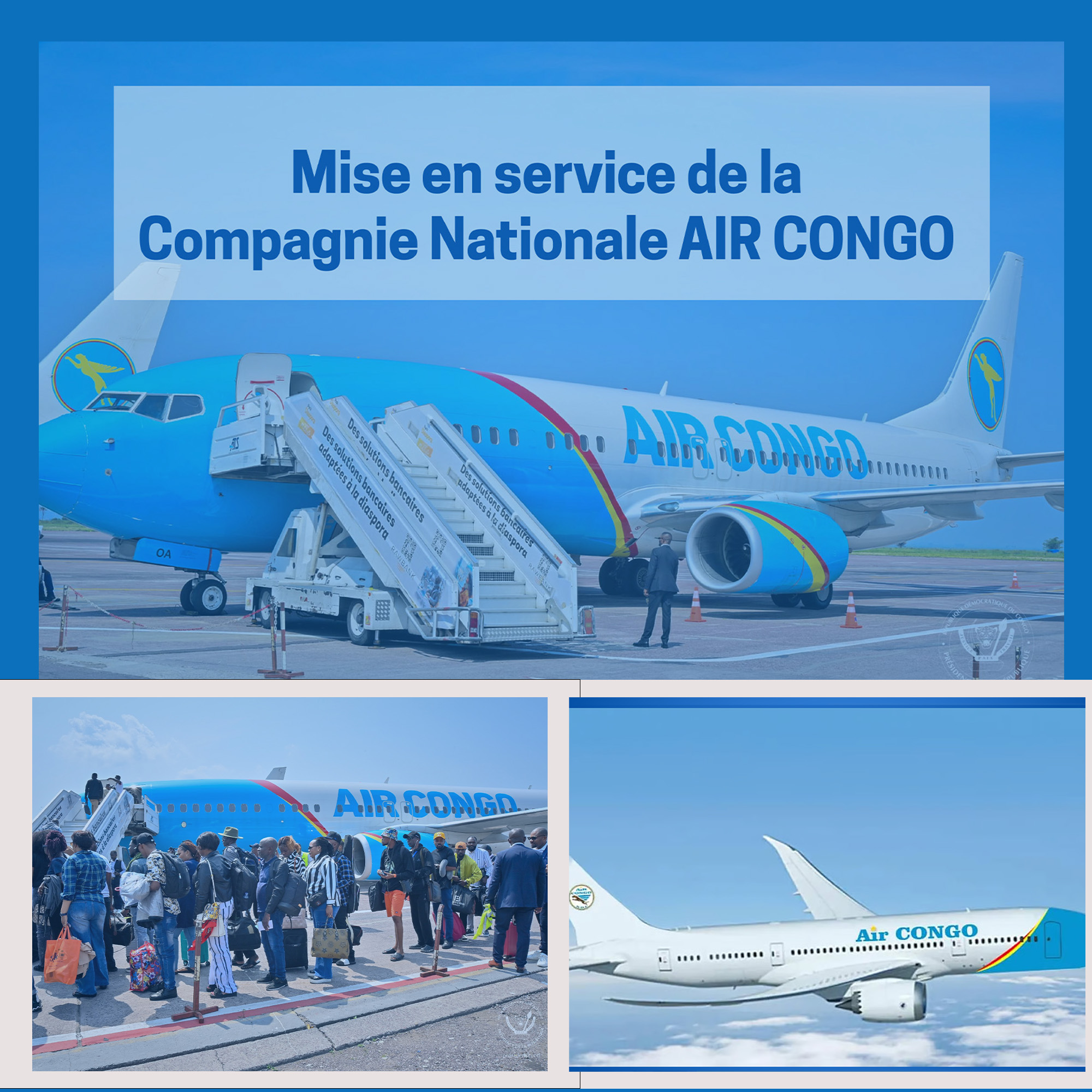 Mise en service de la Compagnie Nationale AIR CONGO
