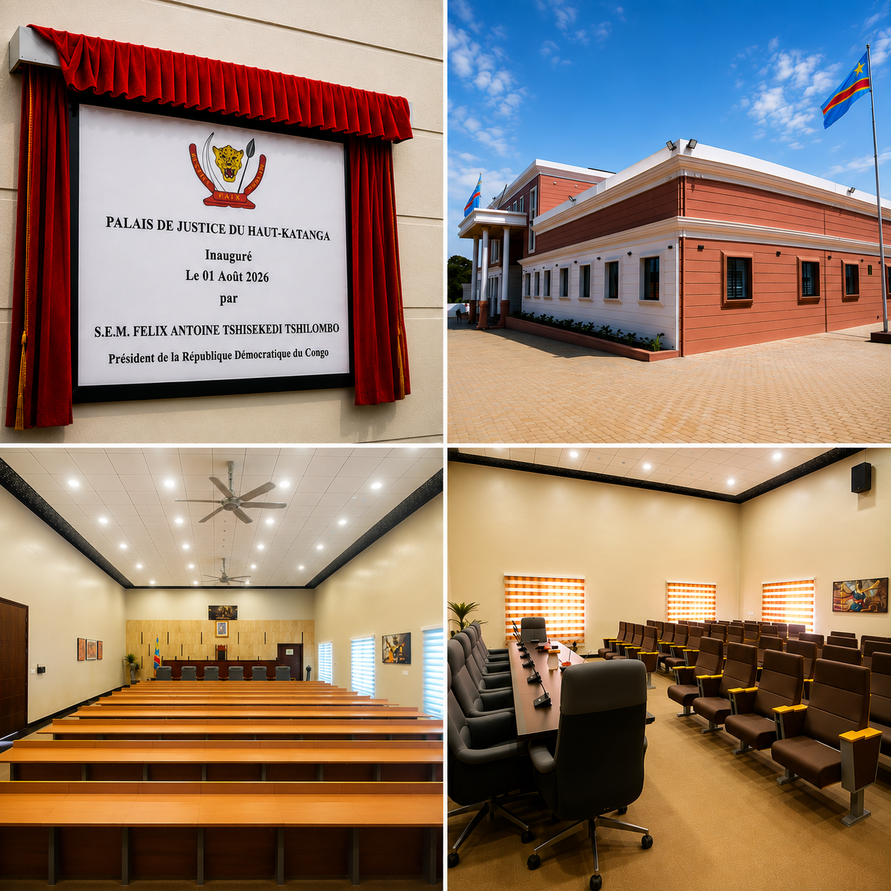 Le nouveau palais de justice du Haut-katanga à Lubumbashi